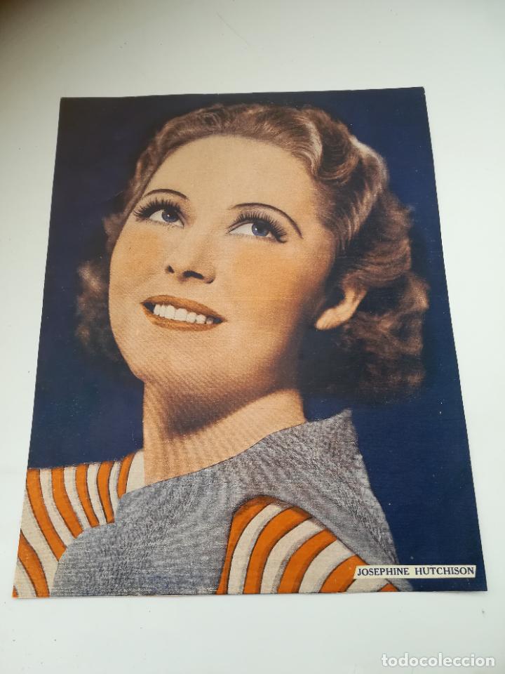 Cin&eacute;ma: LAMINA. IMAGEN DE ARTISTA DE CINE. 19 X 24 CM. JOSEPHINE HUTCHISON