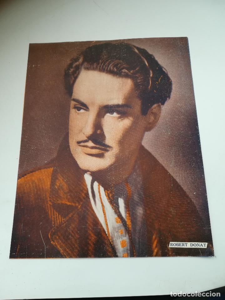 Cin&eacute;ma: LAMINA. IMAGEN DE ARTISTA DE CINE. 19 X 24 CM. ROBERT DONA