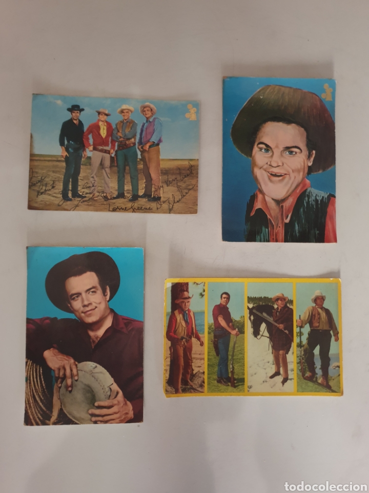 Kino: 4 POSTALES SERIE BONANZA