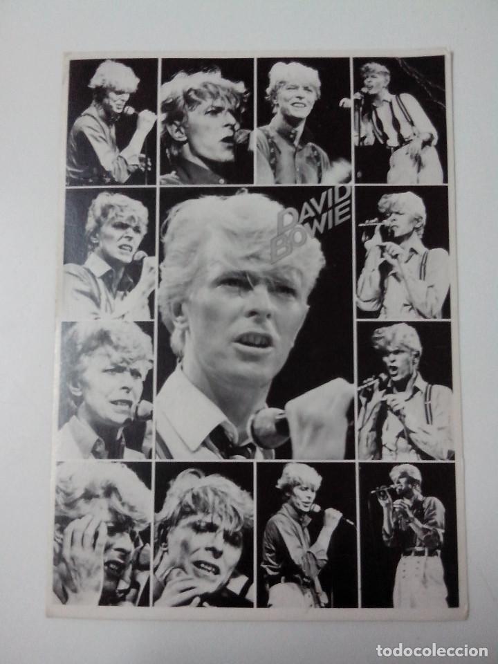 Cinema: FOTO POSTAL SERIE ARTISTAS DAVID BOWIE