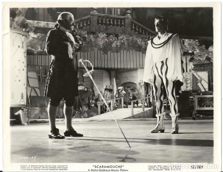 Cine: F28761D STEWART GRANGER LEWIS STONE SCARAMOUCHE FOTO B/N ORIGINAL AMERICANA