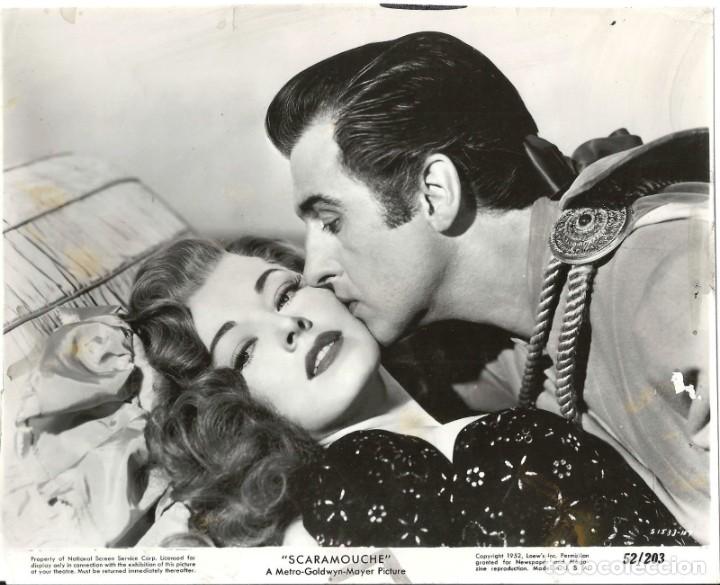 Cine: F28760D SCARAMOUCHE STEWART GRANGER ELEANOR PARKER FOTO B/N ORIGINAL AMERICANA