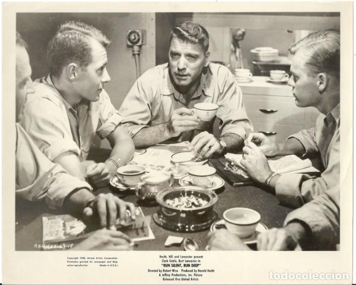 Kino: F28749D BURT LANCASTER TORPEDO FOTO B/N ORIGINAL AMERICANA