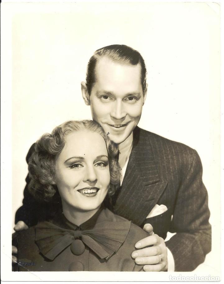Cinema: F28744D MADGE EVANS FRANCHOT TONE LA SOMBRA DEL HAMPA FOTO B/N ORIGINAL AMERICANA