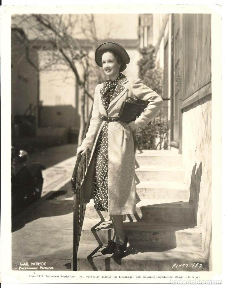 Cinema: F28808D GAIL PATRICK PARAMOUNT PICTURES FOTO B/N ORIGINAL AMERICANA