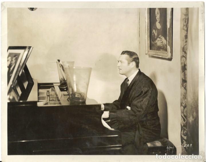 Cinema: F28685D EDMUND LOWE PIANO FOX FOTO B/N ORIGINAL AMERICANA