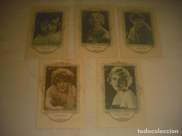 Cinema: CHOCOLATE JUNCOSA SERIE G. LOTE DE 5 CROMOS : 8,12,15,16 Y 17
