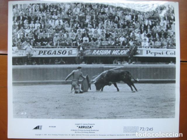 Cine: Arruza - foto original b/n - Budd Boetticher film - toros bulls Pegaso pepsi cola