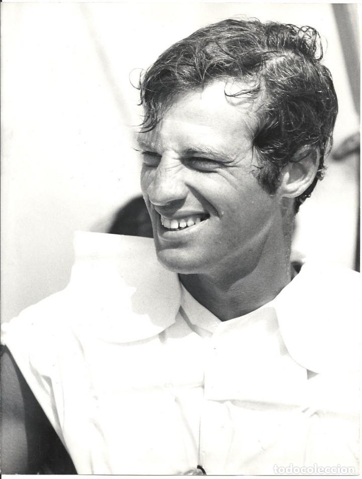 Kino: F19452D JEAN-PAUL BELMONDO SECUESTRO BAJO EL SOL FOTO B/N ORIGINAL FRANCESA
