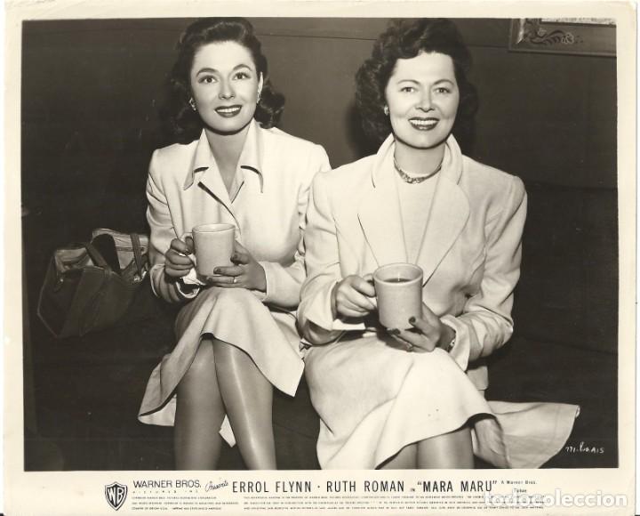 Kino: F21220D RUTH ROMAN MARU MARU EN EL SET WARNER FOTO B/N ORIGINAL AMERICANA