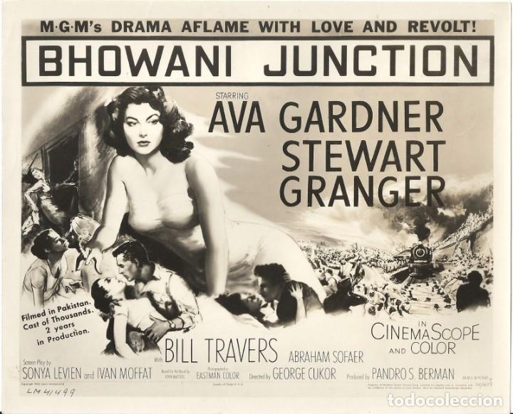 Cine: F22533D CRUCE DE DESTINOS AVA GARDNER STEWART GRANGER FOTO B/N ORIGINAL AMERICANA