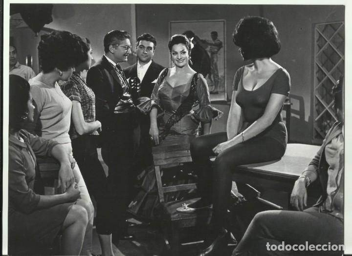 Cine: F32082 LOLA FLORES ANTONIO GONZALEZ DE COLOR MORENO FOTO B/N ORIGINAL ESPA&Ntilde;OLA