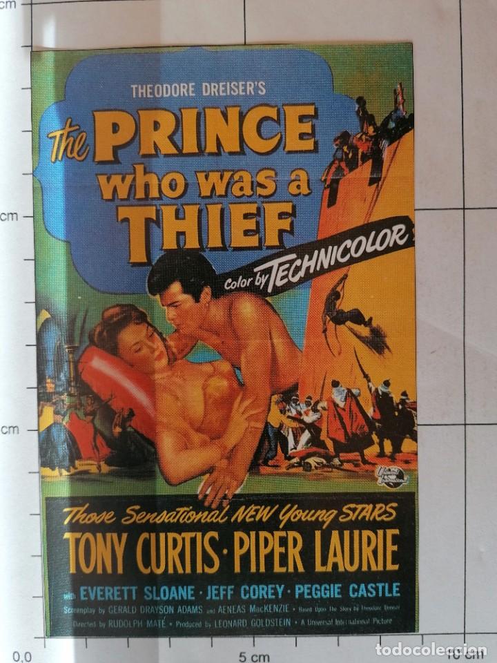 Cine: FICHA REVISTA INTERFILMS THE PRINCE WHO WAS A THIEF SU ALTEZA DEL LADRON TONY CURTIS 1951