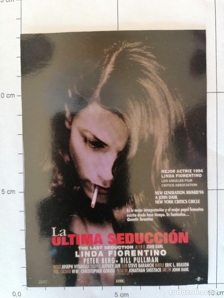 Kino: FICHA REVISTA PANTALLA 3 LA ULTIMA SEDUCCION LINDA FIORENTINO 1994