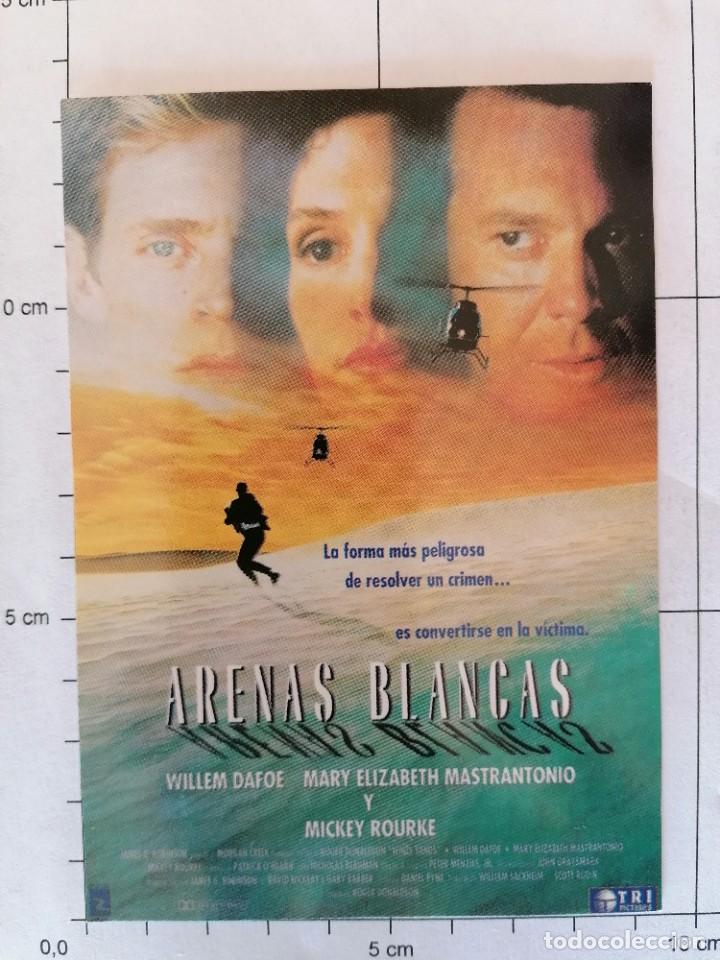 Kino: FICHA REVISTA PANTALLA 3 ARENAS BLANCAS WILLEM DAFOE MICKEY ROURKE 1992