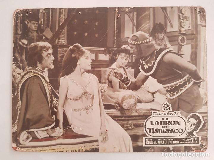 Cine: El ladr&oacute;n de Damasco. Tony Russel, Luciana Gilli, Gianni Solaro FOTOCROMO DE CARTON DURO