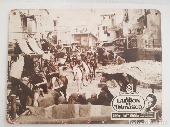 Cine: El ladr&oacute;n de Damasco. Tony Russel, Luciana Gilli, Gianni Solaro FOTOCROMO DE CARTON DURO