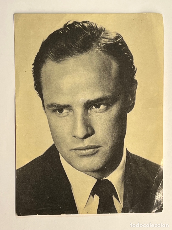 Cine: CINE. Fotos y postales. MARLON BRANDO.., actor estadounidense . Foto Ficha Obsequio Romantica
