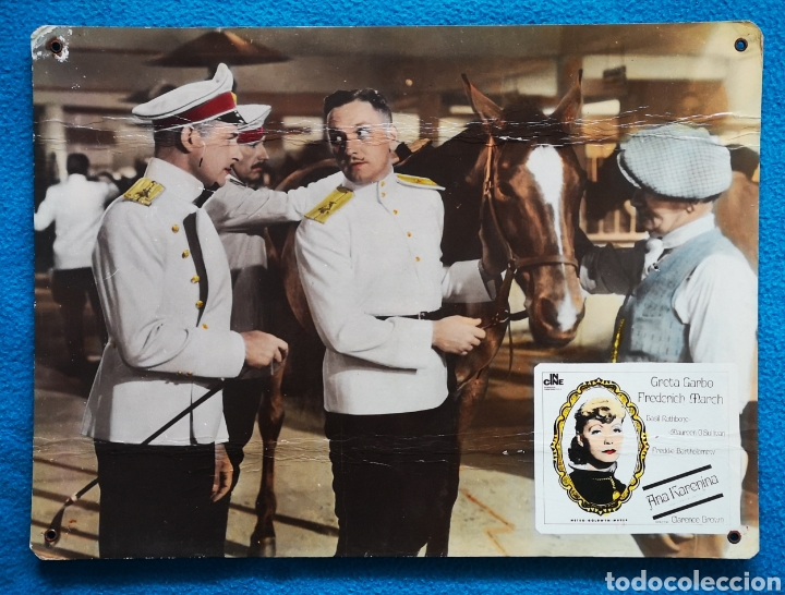 Cine: ANA KARENINA - GRETA GARBO - FOTOCROMO DE CARTON