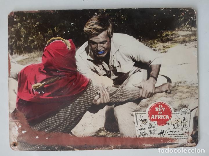 Cine: El rey de &Aacute;frica. Ty Hardin, Pier Angeli, AL DORSO ROMEO Y JULIETA. FOTOCROMO CARTON