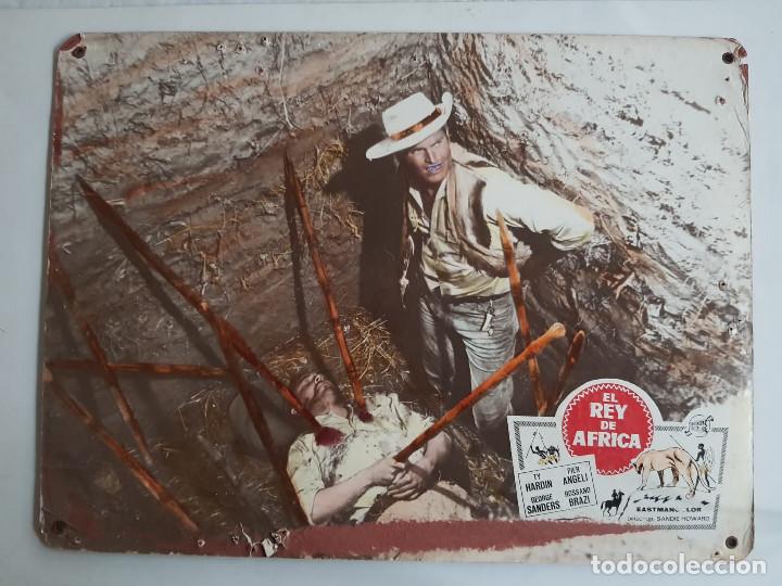 Cine: El rey de &Aacute;frica. Ty Hardin, Pier Angeli, AL DORSO ROMEO Y JULIETA. FOTOCROMO CARTON