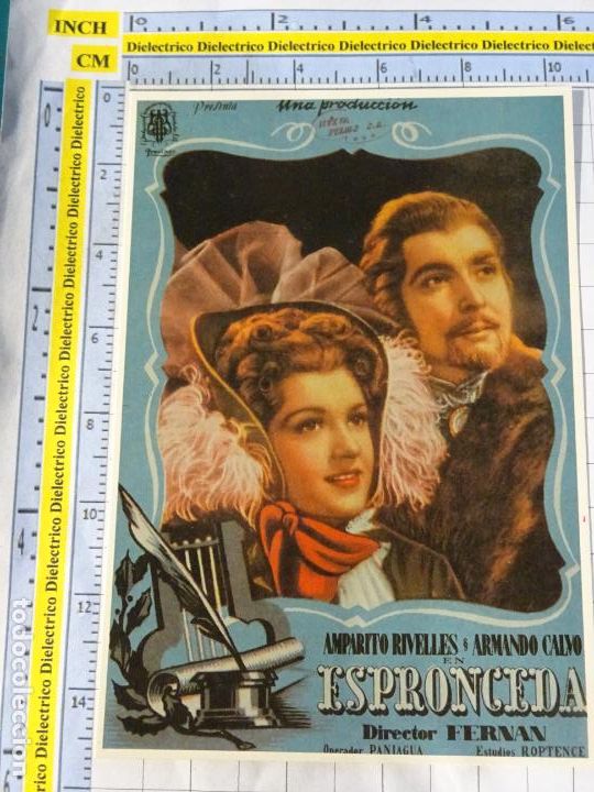 Cinema: POSTAL DE M&Aacute;LAGA / CINE. BENALM&Aacute;DENA UNA CIUDAD DE PEL&Iacute;CULA CARTEL ESPRONCEDA 58