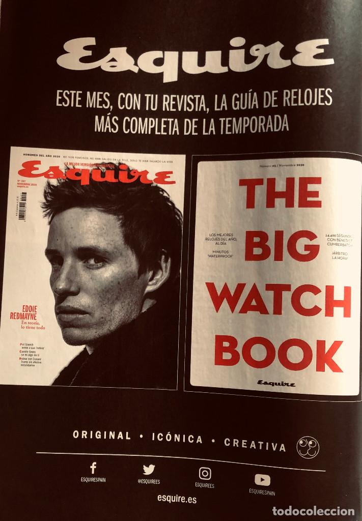 Cine: Publicidad en prensa de revista 'Esquire', con fotograf&iacute;a del actor Eddie Redmayne. Nueva.