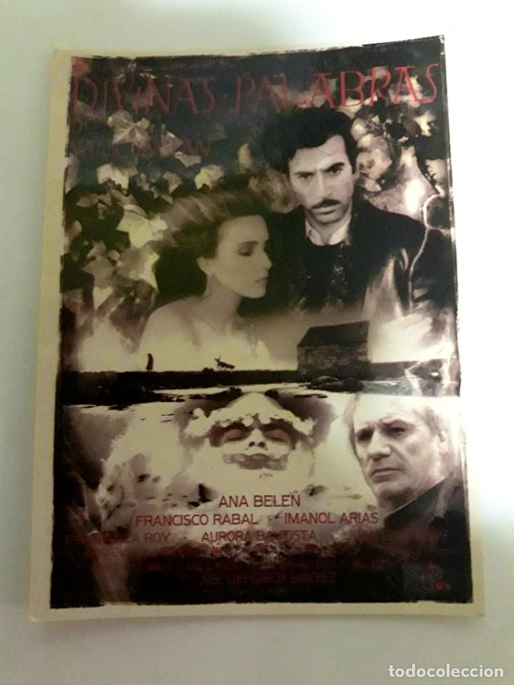 Cine: Postal Pelicula Divinas Palabras ( Francisco Rabal, Imanol Arias, Ana Belen )