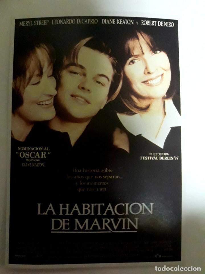 Cine: Postal Pelicula La Habitacion de Marvin ( Leonardo DiCaprio, Meryl Streep y Robert de Niro )