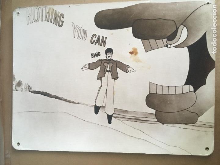 Cine: yellow submarine beatles fotocromo carton original estreno espa&ntilde;a