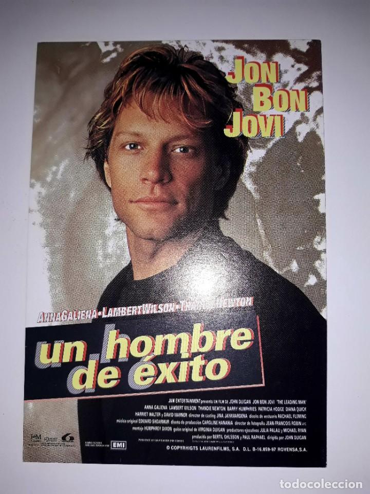 Cine: Postal Publicitaria Pelicula Un Hombre de Exito ( Jon Bon Jovi )