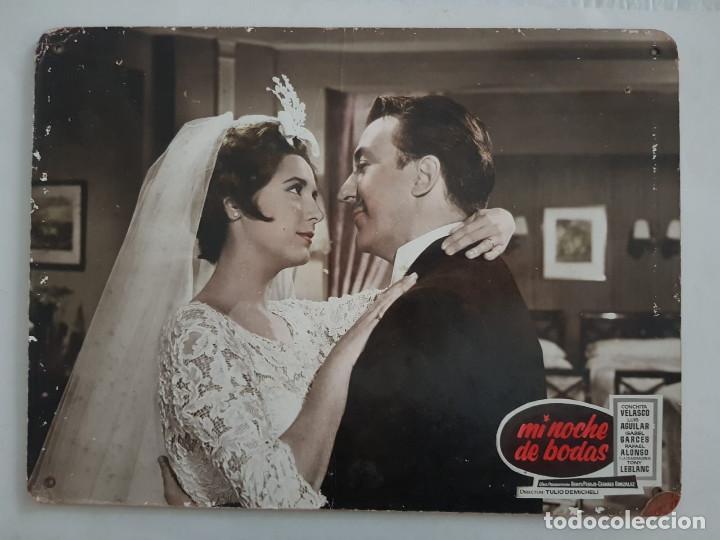 Cine: Mi noche de bodas. Concha Velasco, Rafael Alonso, Luis Aguilar FOTOCROMO DE CARTON