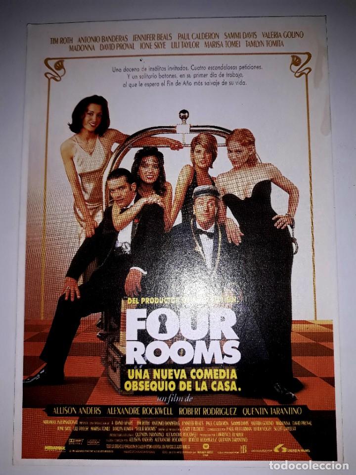 Cine: Postal Publicitaria Pelicula Four Rooms ( Antonio Banderas ,Madonna )