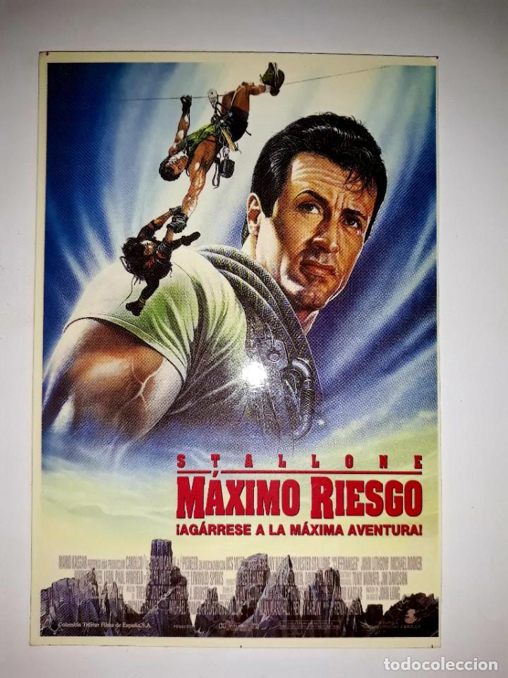 Cine: Postal Publicitaria Pelicula Maximo Riesgo ( Silvester Stallone )