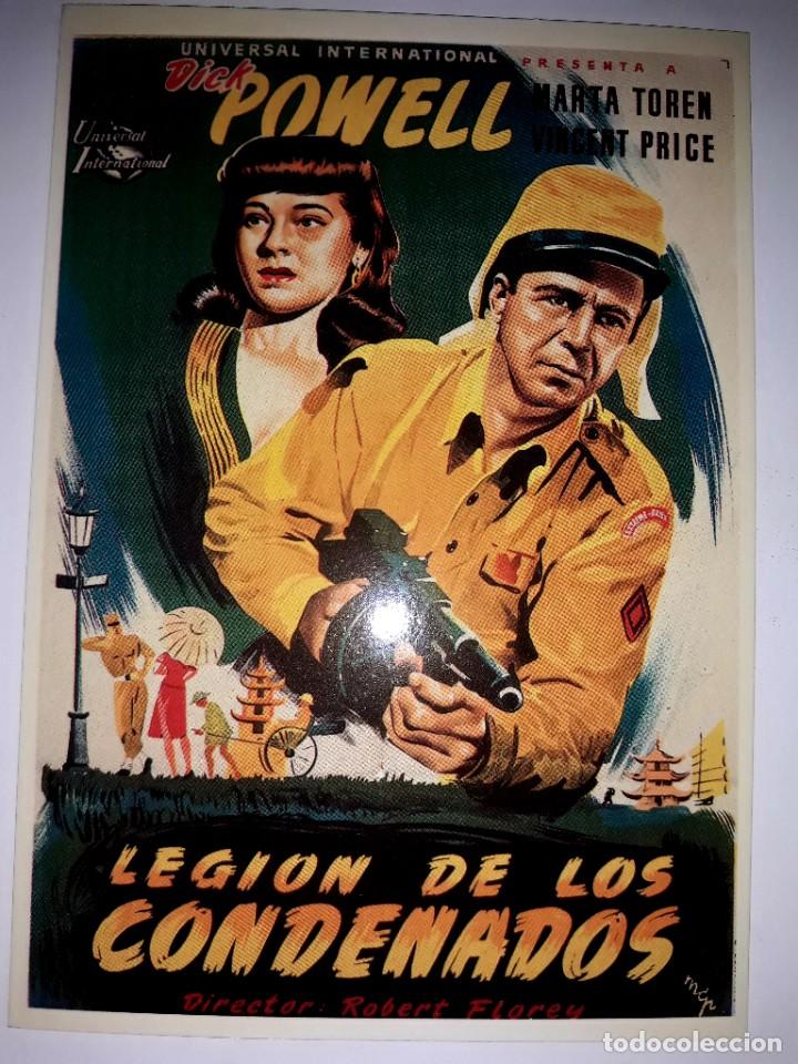 Cine: Postal Publicitaria Pelicula Legion de los Condenados