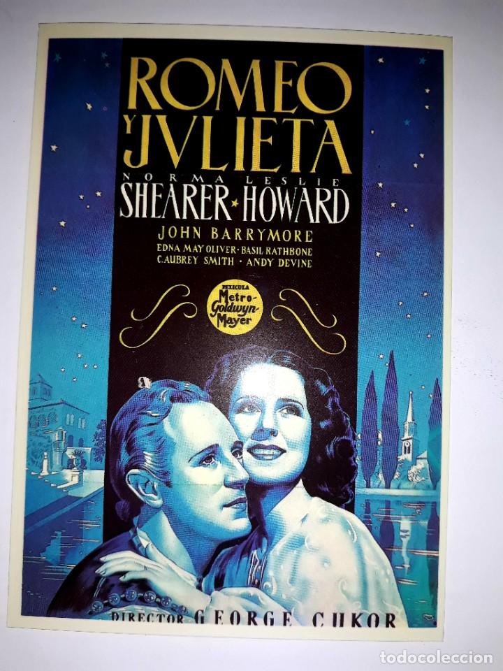 Cine: Postal Publicitaria Pelicula Romeo y Julieta ( Leslie Howard )