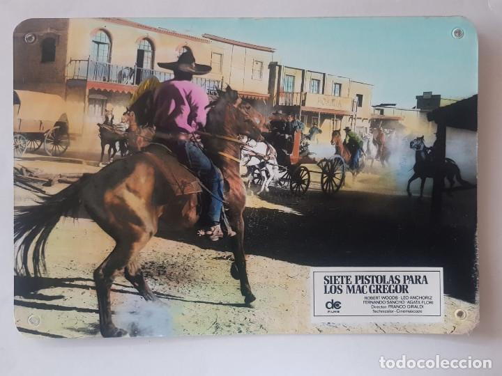 Kino: 7 Siete pistolas para los MacGregor. Robert Woods, Fernando Sancho, Agat WESTERN FOTOCROMO DE CARTON