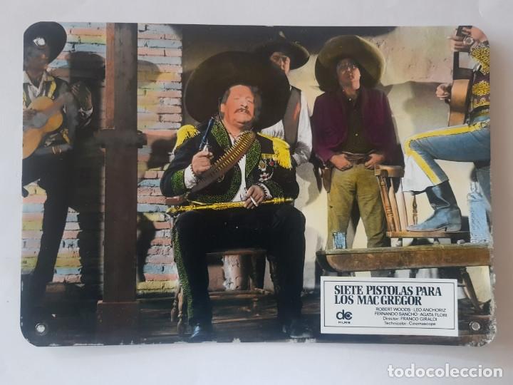 Kino: 7 Siete pistolas para los MacGregor. Robert Woods, Fernando Sancho, Agat WESTERN FOTOCROMO DE CARTON