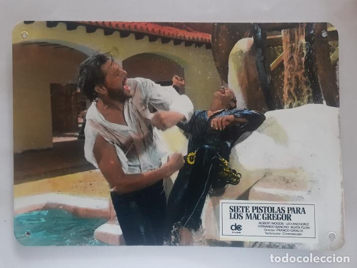 Kino: 7 Siete pistolas para los MacGregor. Robert Woods, Fernando Sancho, Agat WESTERN FOTOCROMO DE CARTON