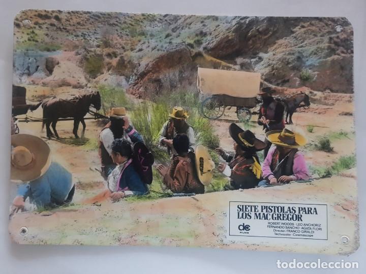 Kino: 7 Siete pistolas para los MacGregor. Robert Woods, Fernando Sancho, Agat WESTERN FOTOCROMO DE CARTON