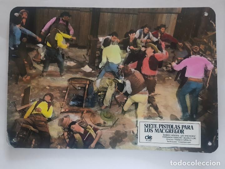 Kino: 7 Siete pistolas para los MacGregor. Robert Woods, Fernando Sancho, Agat WESTERN FOTOCROMO DE CARTON
