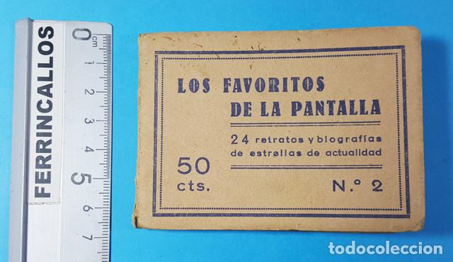 Cin&eacute;ma: LOS FAVORITOS DE LA PANTALLA N&ordm; 2 24 RETRATOS Y BIOGRAFIAS ESTRELLAS ACTUALIDAD, CROMOS DESPLEGABLES