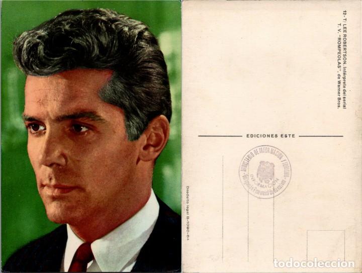 Cinema: Lee Robertson - T.V. Rompeolas - Warner Bros - Ed. Este n&ordm; 12-T - Sello Ministerio de Informaci&oacute;n y