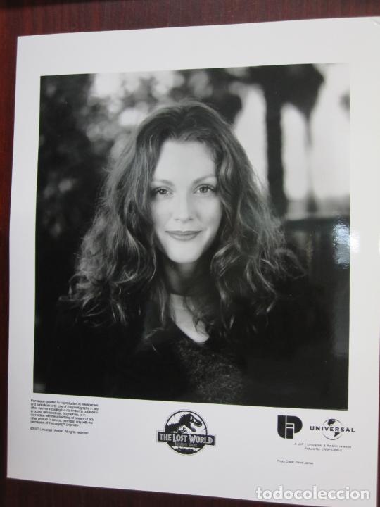 Cine: Julianne Moore - foto original b/n - El mundo perdido: Jurassic Park - steven spielberg