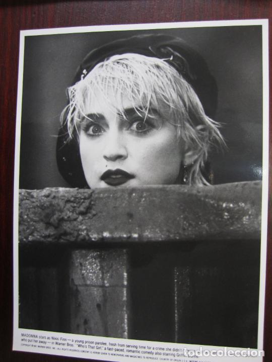 Cine: Madonna - foto original b/n - Who is that Girl Quien es esta chica