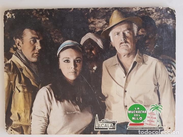 Cine: La muchacha del Nilo. Nuria Torray, Rory Calhoun . FOTOCROMO CARTON