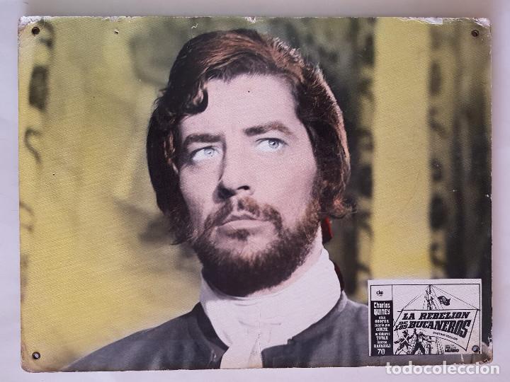 Cine: La rebeli&oacute;n de los bucaneros. Carlos Quiney, Stelvio Rosi, Mar&iacute;a P&iacute;a Conte FOTOCROMO CARTON
