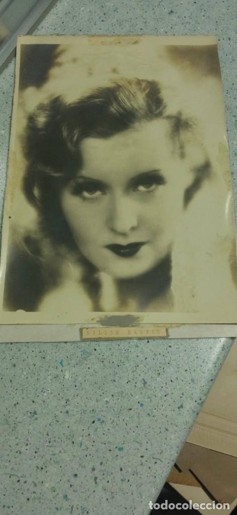 Kino: FOTOGRAFIA ANTIGUA DE LA ACTRIZ LILIAN HARVEY 30 X 21 CMS.