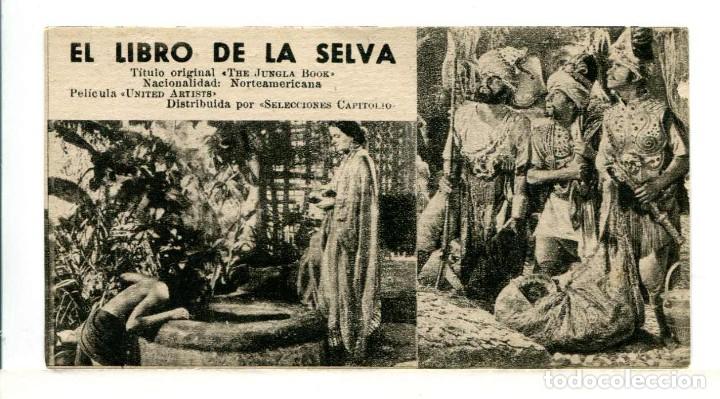 Cine: EL LIBRO DE LA SELVA, con Sab&uacute;. FICHA N&ordm;261.