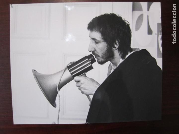 Cine: Pete Townsend - foto original b/n - The Who - composer of Tommy film